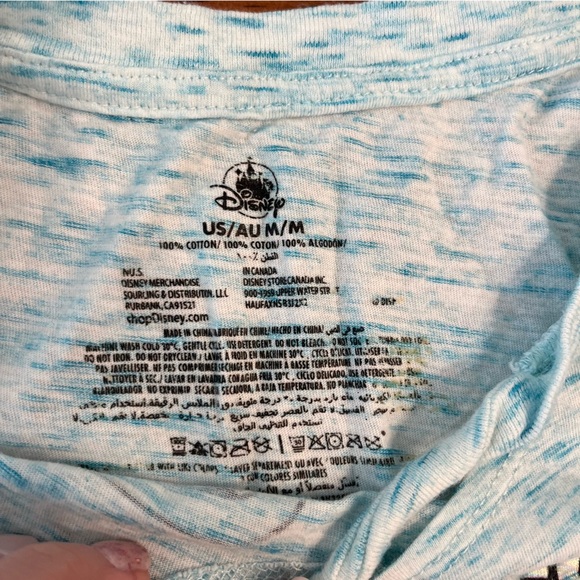 Walt Disney World Blue heathered Disney Mickey shirt size medium - Picture 3 of 6